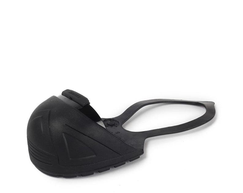 Black Natural Rubber Slip On Steel Toe Cap with Back Strap â OSHATOES.com