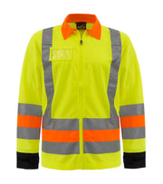 HV273J | Manteau pour signaleur haute visibilité avec bandes réflectiv